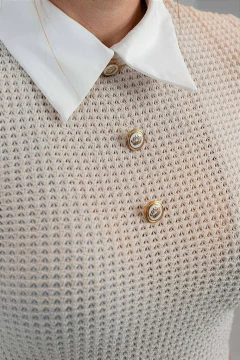 Camisa Hipismo Prova Manga Curta Areia Balloubet Horse SA - Horse S.A.