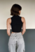 Calça Wide Sarja Cargo Cinza - Toronto - buy online