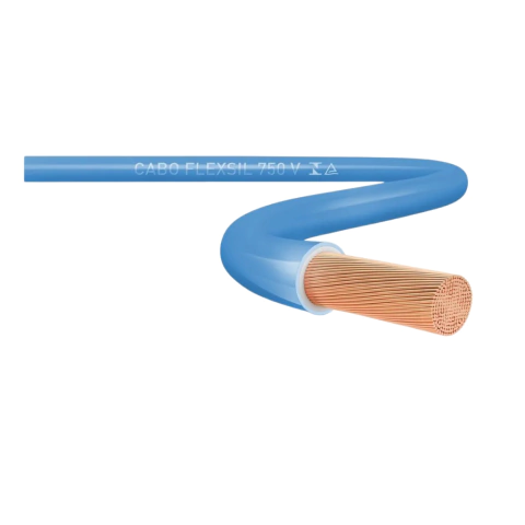 FIO ELETRICO CABO FLEXIVEL 2,5MM AZUL 750V (METRO) - comprar online