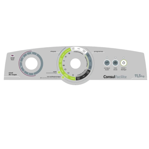 PAINEL DECORATIVO LAVADORA CONSUL CWG12 W10917243 7220838 ALADO - comprar online
