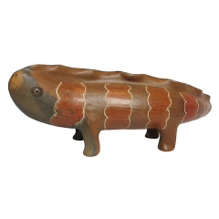 Iguana em Cerâmica Tam. G 45cm - Mestra Luíza dos Tatús - buy online