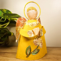 Anjo Gordinho em Metal - Designer Patrícia Barros