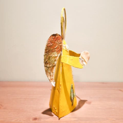 Anjo Gordinho em Metal - Designer Patrícia Barros - ARUH  Arte | Decor | Artesanato