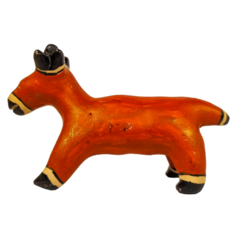 Escultura Cerâmica Etnia Indígena Karajá - Amazônia - Veado - comprar online