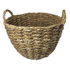 Cesto Trançado em Taboa - G