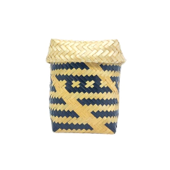 Mini Urutú de Arumã c/ Tampa Etnia Baniwa 12 x 10 cm - 7 Modelos - online store