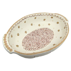 Travessa Oval Cerâmica Branca Vale do Jequitinhonha (Zélia) - buy online
