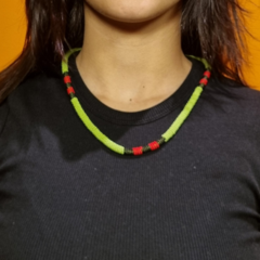 Colar Indígena Etnia Mehinako - Amazônia - Mod. 3