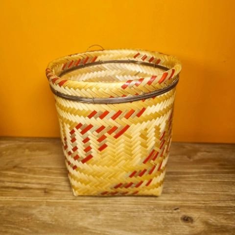 Cesto Indígena Etnia Baniwa 16 x 16 cm (Mod. 2)