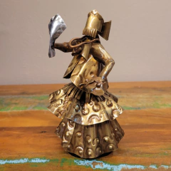 Escultura Metálica Orixás - Iemanjá M - 15cm - Modelo 2 on internet