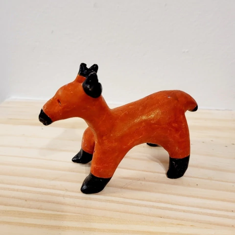 Veado - Bichinho Cerâmica Etnia Karajá