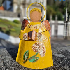 Anjo Gordinho em Metal - Designer Patrícia Barros - loja online