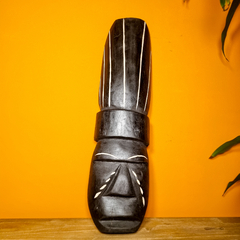 Máscara Tradicional Indígena Etnia Tikuna 40 x 10 cm - Amazônia (Mod. 7)