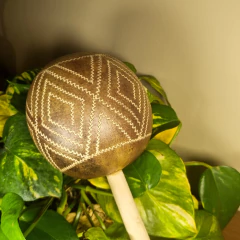 Maracá Indígena Grande Etnia Tikuna Amazônia - Mod. 4 - buy online