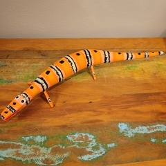 Lagarto Madeira Ilha do Ferro M - Laranja/Multicor - comprar online
