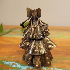 Escultura Metálica Orixás - Iansã P - 10cm - comprar online