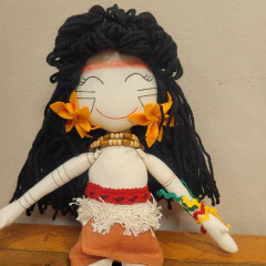 Boneca de pano indígena - Cunhantã Potira - online store