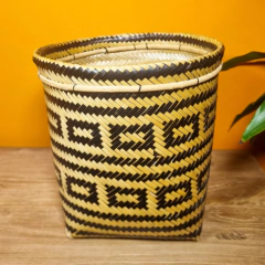 Cesto Indígena Etnia Baniwa 20 x 20 cm (Mod. 4)