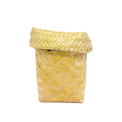 Image of Mini Urutú de Arumã c/ Tampa Etnia Baniwa 12 x 10 cm - 7 Modelos
