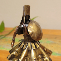 Escultura Metálica Orixás - Ogum P - 10cm - ARUH  Arte | Decor | Artesanato
