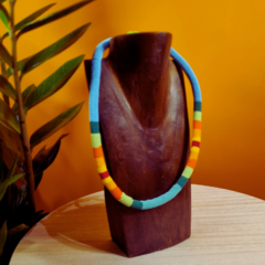 Colar Indígena Etnia Mehinako - Amazônia - Mod. 2
