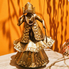 Escultura Metálica Orixá - Iansã G - 23cm