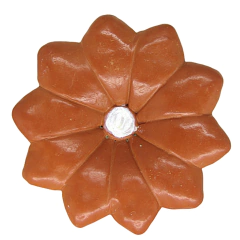 Flor em Cerâmica 14 cm (haste 40 cm) Vale do Jequitinhonha (Zenilda) - comprar online