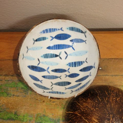 Cumbuca Petisqueira de Côco Pintada - Mod. 54 - comprar online