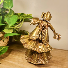 Escultura Metálica Orixá - Oxum G - 23cm - buy online