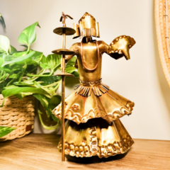 Escultura Metálica Orixás - Oxalá G - 23cm - ARUH  Arte | Decor | Artesanato