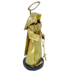 Escultura Santa Dulce em Metal 22cm - comprar online