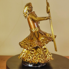 Escultura Metálica Orixá - Exú M - 15cm na internet