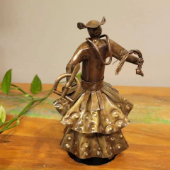 Escultura Metálica Orixás - Oxossi M - 15cm - buy online