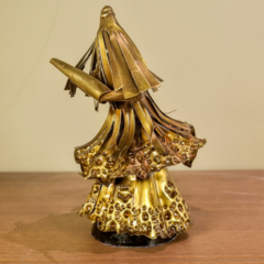 Escultura Metálica Orixá - Omolú M - 15cm - comprar online