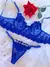 CONJUNTO PERSONALIZADO PÉTALA AZUL (LEIA A DESCRIÇÃO)
