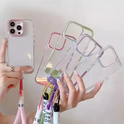 Funda Transparente con Correa para iPhone