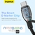 Imagen de Cable Pudding Series Fast Charging USB-C a USB-C 1.2 Metros 100w * Baseus