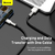 Cable Cafule Serie Metal USB a USB-C 66W 1 Metro Black * Baseus