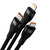 Cable Flash Serie Two-For-Three Charging U+C A M+L+C 100W 1.2 Metros Black * Baseus en internet