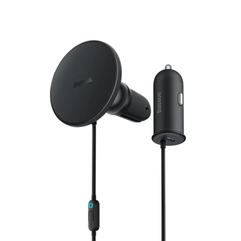 Soporte Con Cargador Magsafe Para Auto CW01 15W * BASEUS