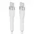 Cable Ringke Pastel USB-C a USB-C Blanco 2 Metros * Ringke