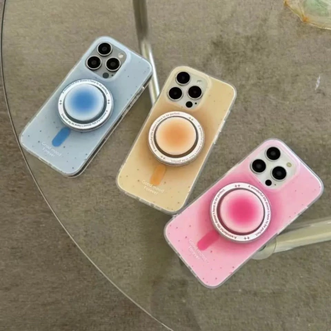 Funda Pastel Magsafe + Pop Socket para iPhone