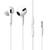 Auricular Encok 3.5MM Lateral In-Ear Wired Earphone H17 White * Baseus
