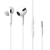 Auricular Encok 3.5MM Lateral In-Ear Wired Earphone H17 White * Baseus