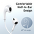 Auricular Encok 3.5MM Lateral In-Ear Wired Earphone H17 White * Baseus en internet