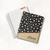 Caderno Pautado Floral Margaridas Preto e Marrom - comprar online