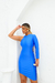 Vestido Ísis Azul Ocean - Malha Prada
