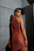 Vestido Ísis Bronze - Malha Prada - LA CHERRY