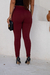 Legging Zíper Chanel Power - Marsala - loja online