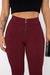 Legging Zíper Chanel Power - Marsala na internet
